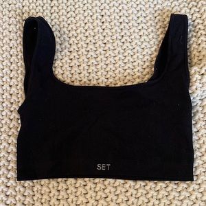 Set Active SCULPTFLEX® BOX CUT BRA - ONYX (size XL)